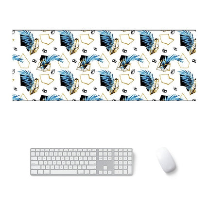 800x300x4mm Office Learning Rubber Mouse Pad Table Mat(9 Tropical Rainforest)-garmade.com