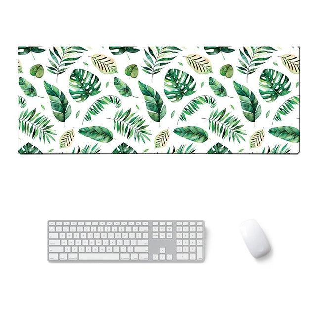 800x300x5mm Office Learning Rubber Mouse Pad Table Mat(13 Tropical Rainforest)-garmade.com
