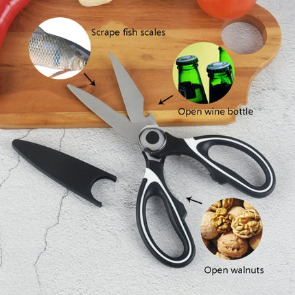 4 PCS Kitchen Scissors Multi-Function Home Stainless Steel Scissors-garmade.com