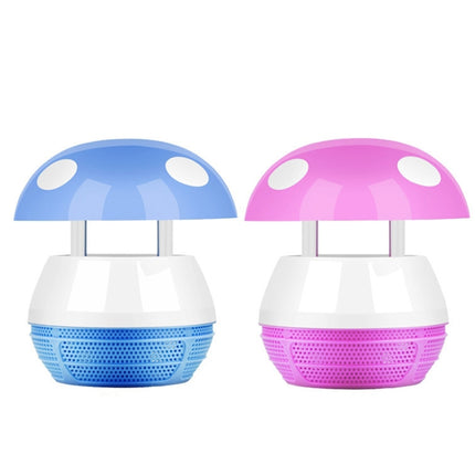 Mushroom LED Mosquito Killer Lamp Household USB Mosquito Killer(Sky Blue)-garmade.com