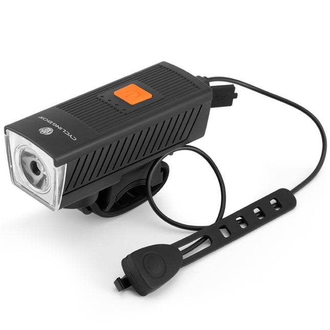 CYCLINGBOX BG-1811 Bicycle Charging Speaker Front Lamp USB Multi-Function Mountain Bike Accessories(Black)-garmade.com