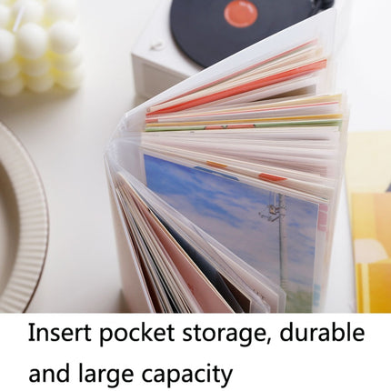 3 PCS Large-Capacity A6 Pocket Atorage Photo Album Stickers Card Bills Invoice Notes Favorites Illustrations(40 Sheets)-garmade.com