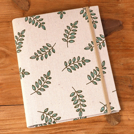 6 inch 200 Sheets Children Couples Fabric Tether Photo Album(Refreshing Green Leaf)-garmade.com