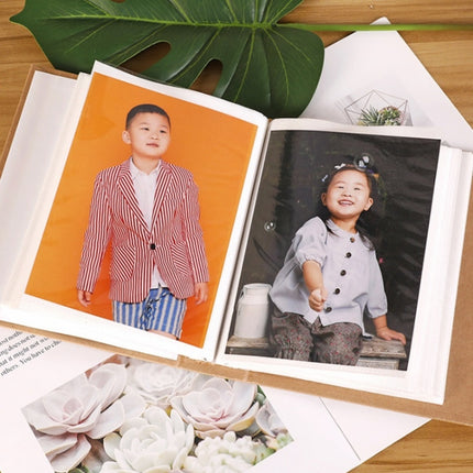 3 PCS Large 6 Inch 100 Sheets Interstitial Family Plastic Album Book(Tower)-garmade.com