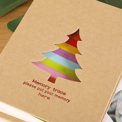 3 PCS Large 6 Inch 100 Sheets Interstitial Family Plastic Album Book(Christmas Tree)-garmade.com