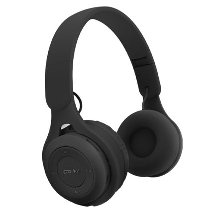 M6 Wireless Bluetooth Headset Folding Gaming Stereo Headset With Mic(Black)-garmade.com