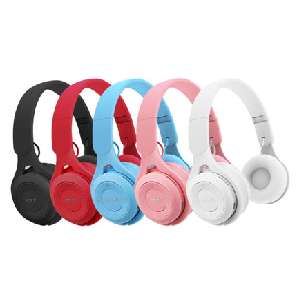 M6 Wireless Bluetooth Headset Folding Gaming Stereo Headset With Mic(Red)-garmade.com