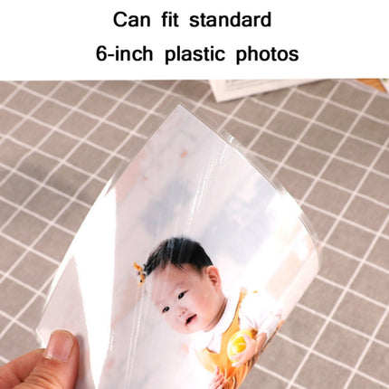 3 PCS Large 6 Inch 100 Sheets Couples And Children Plastic Photos Cartoon Photo Album(Giraffe)-garmade.com