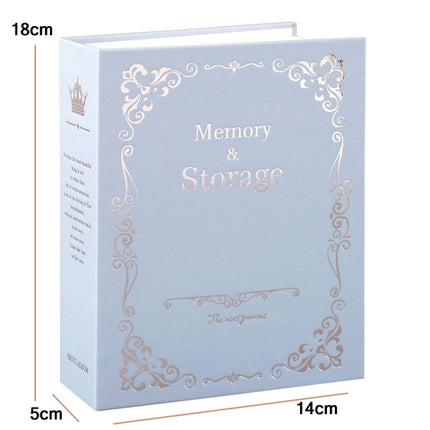 3 PCS Large 6 Inch 100 Sheets Hot Stamping Interstitial Photo Album(Black)-garmade.com