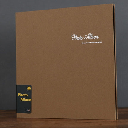 12 inch Suede Handmade DIY Pasted Film Photo Album(Golden Year)-garmade.com