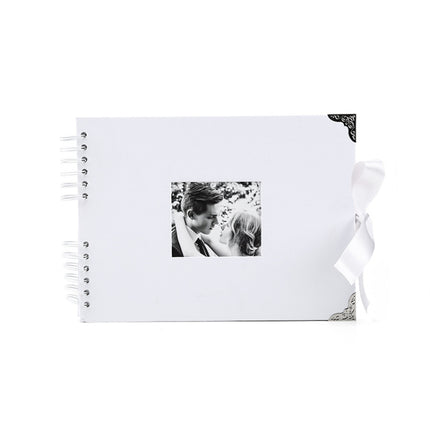 2 PCS DIY Hand-Adhesive Horizontal Photo Album Specification: White-garmade.com