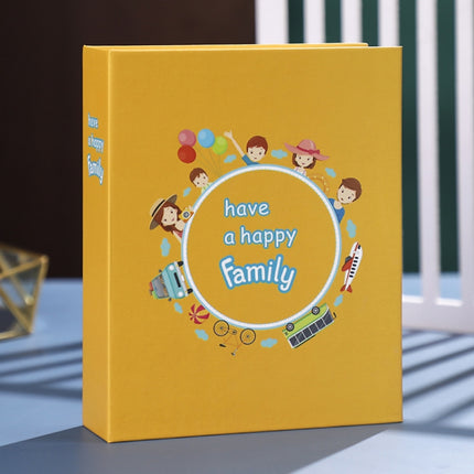 4 PCS Family Large-Capacity Interstitial Album Book Photo Studio Photo Storage Book, Specification: Laminated 5 inch 100 Sheets(Home 20)-garmade.com