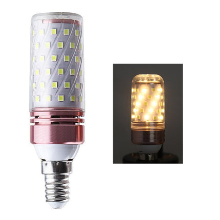 12W-E14 3 PCS No Flicker Corn Light Candle Bulb Screw Bulb, Light color: Warm Light Home Style-garmade.com