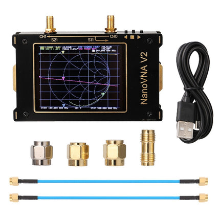 3.2 inch 3G S-A-A-2 NanoVNA V2 Vector Network Analyzer Digital Nano VNA Tester MF HF VHF UHF USB Logic Antenna Analyzer-garmade.com