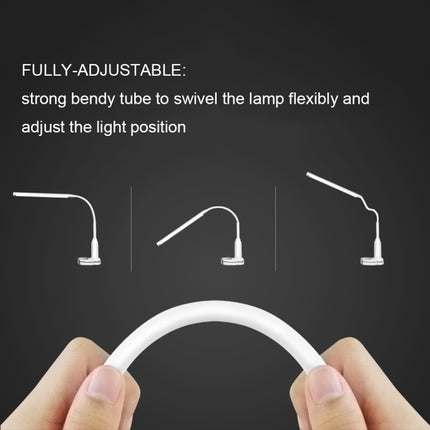 B5 5W 24 LEDs Eye Protect Clamp Clip Table Stepless Dimmable Bendable Touch Control Reading Lamp-garmade.com