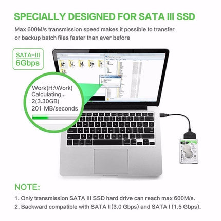 2.5-Inch USB To SATA Hard Drive Transfer SSD Hard Disk Play Passenger Cloud Data Cable-garmade.com