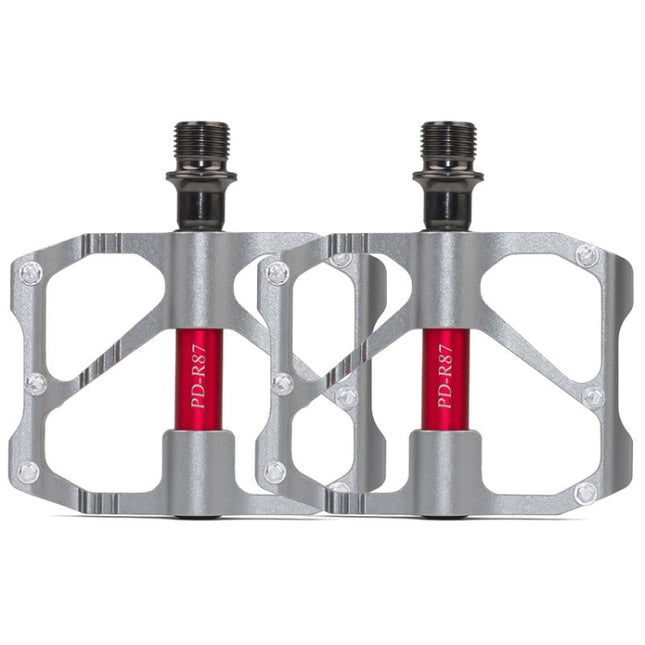 1 Pair PROMEND Mountain Bike Road Bike Bicycle Aluminum Pedals(PD-R87 Titanium)-garmade.com