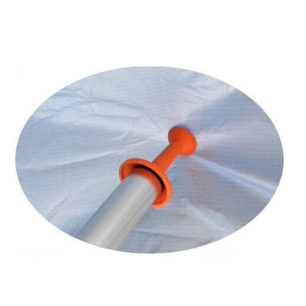 4 PCS Outdoor Canopy Pole Rubber Sleeve Camping Tent Canopy Accessories Protective Plastic Cap, Random Color Delivery-garmade.com