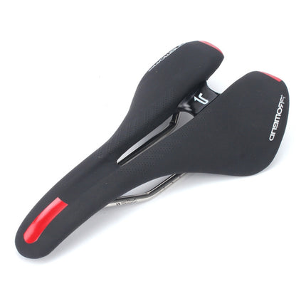PROMEND SD-575 Cycling Comfortable Microfiber Leather Hollow Cushion(Black Red)-garmade.com