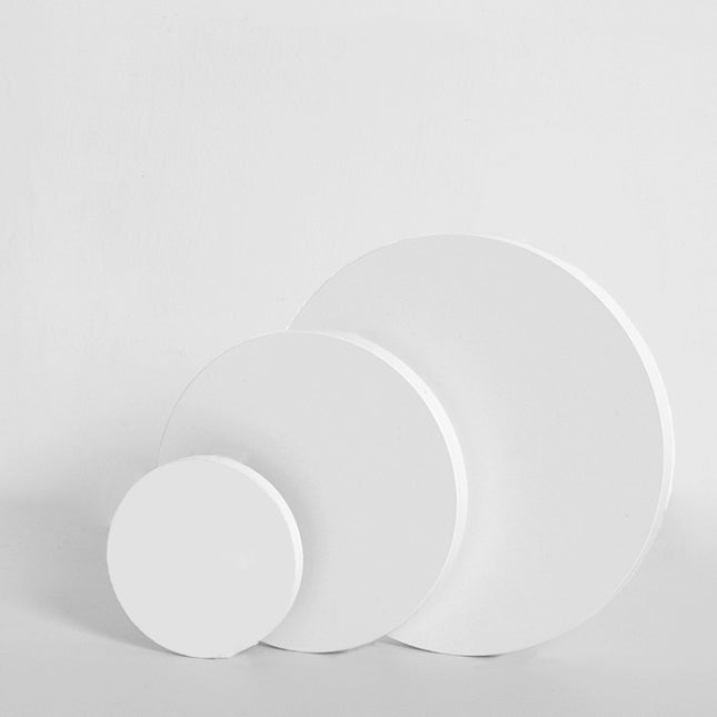 Solid Circulars Solid Wood Geometric Polygon Camera Props Creative Photography Ornaments-garmade.com