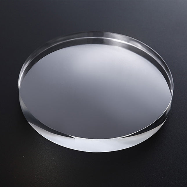 Round 12x1.5cm Transparent Acrylic Geometric Photo Props Photography Background Plate Ornaments-garmade.com