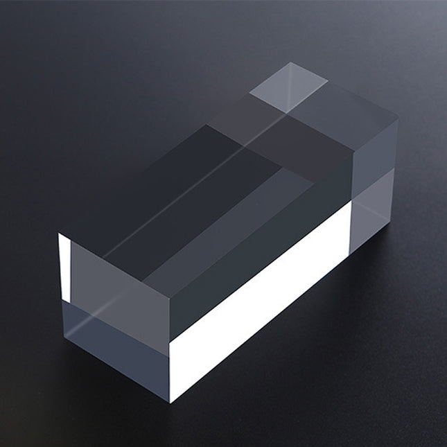 Cube 4x4x10cm Transparent Acrylic Geometric Photo Props Photography Background Plate Ornaments-garmade.com