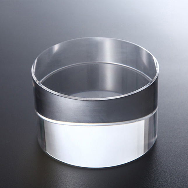 Cylinder 8x5cm Transparent Acrylic Geometric Photo Props Photography Background Plate Ornaments-garmade.com