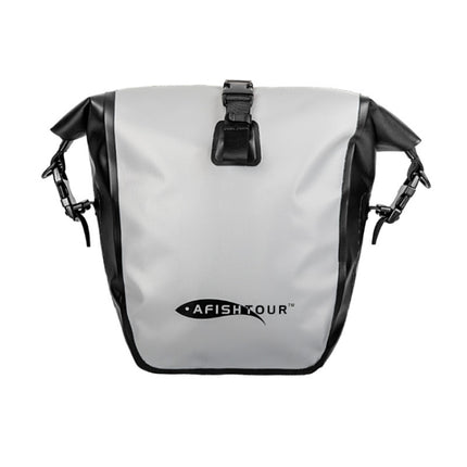 AFISHTOUR FB2039 Outdoor Sports Waterproof Bicycle Bag Large Capacity Cycling Bag, Size: 15L(Grey)-garmade.com