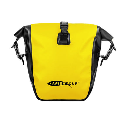 AFISHTOUR FB2039 Outdoor Sports Waterproof Bicycle Bag Large Capacity Cycling Bag, Size: 25L(Yellow)-garmade.com