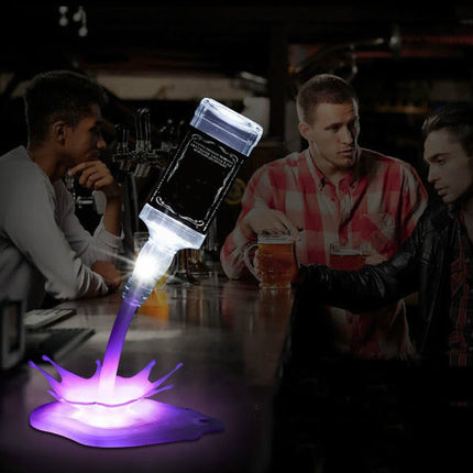 Bar Night Light Touch Table Lamp Wine Cabinet USB LED Lighting(White Light)-garmade.com