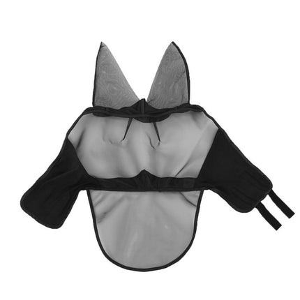 Summer Anti-Mosquito Breathable And Comfortable Horse Mask L(Black)-garmade.com