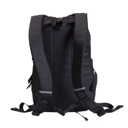 AFISHTOUR FM2042 13 Inches Riding Helmet Storage Backpack Wear-Resistant Waterproof Outdoor Backpack(Black)-garmade.com