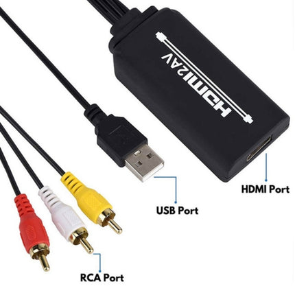 RL-HTAL1 HDMI to AV Converter Specification： Female to Male Split-garmade.com