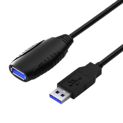 D.Y.TECH USB 3.0 Male To Female Extension Cable Double Shielded Chip Data Cable, Length: 10m-garmade.com
