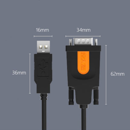 D.Y.TECH USB to DB9 RS232COM Serial Cable, Specification： FT232 1.5m-garmade.com