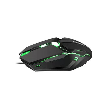 2 PCS K-Snake M11 4 Keys 1600DPI Luminous Game Wired Mouse Notebook Desktop USB Wired Mouse, Cable Length: 1.5m-garmade.com