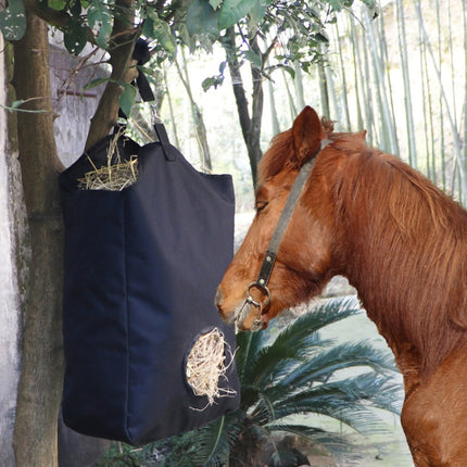 2 PCS Hay Bag Feeding Horse Bag Stable Large Bag Convenient Horse Straw Bag-garmade.com