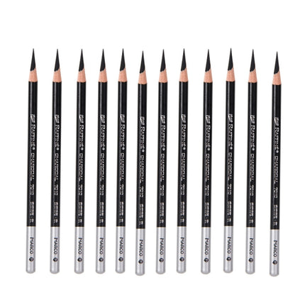 1 Box Marco Pencil Sketch Brush Art Painting Tool, Style: 7010 Black Soft Carbon-garmade.com