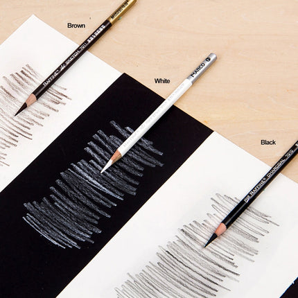 1 Box Marco Pencil Sketch Brush Art Painting Tool, Style: 7010 Black Medium Carbon-garmade.com
