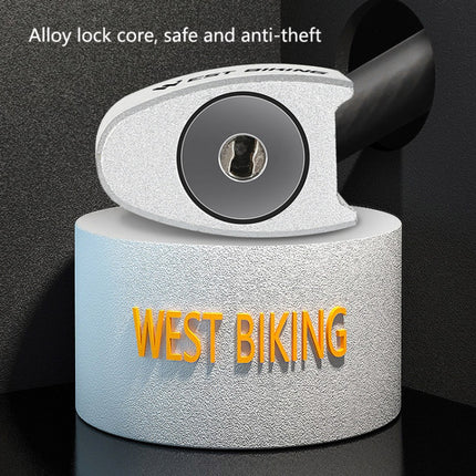 WEST BIKING YP0705066 Lengthen Steel Cable Lock Motorcycle Mountain Bike Bicycle Anti-Theft Lock(Cable Lock)-garmade.com