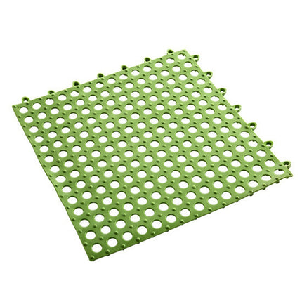 4 PCS Bathroom Anti-Slip Mat Shower Room Splicing Ground Pad, Size: 30x30cm(Green)-garmade.com