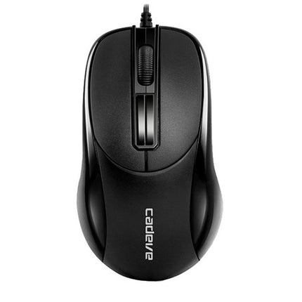 2 PCS Cadeva 006 3 Keys Wired Mouse Household Computer Mouse(PS/2 Interface)-garmade.com
