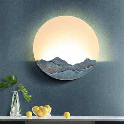 Chinese Style Wall Lamp LED Bedroom Bedside Lamp Living Room Decoration Lamps, Size:Ancient Silver Small-garmade.com