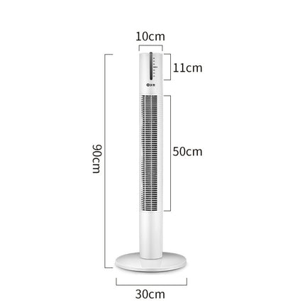 WoMu Household Leafless Fan Tower Floor Fan CN Plug, Size:90cm, Style:Remote Control-garmade.com