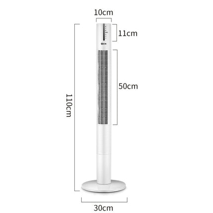 WoMu Household Leafless Fan Tower Floor Fan CN Plug, Size:110cm, Style:Remote Control-garmade.com
