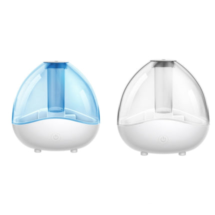 K11 1500ml Transparent Humidifier Household Mute Small Air Purifier Large-Capacity Ultrasonic Humidifier, CN Plug(Blue)-garmade.com