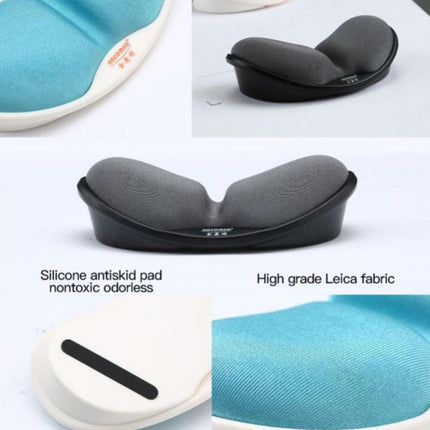 Jincomso V1C Slow Rebound Wristband Mouse Pad Ergonomic Memory Foam Mechanical Keyboard Hand Rest(Gray)-garmade.com