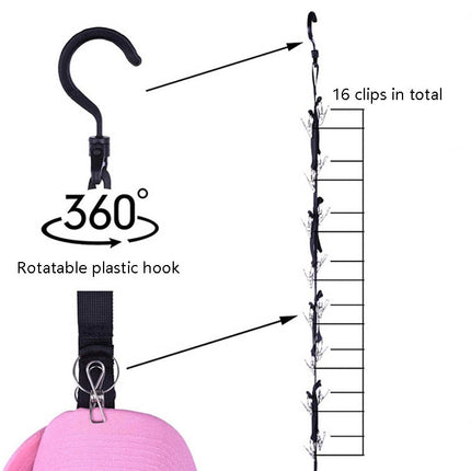 Rotary Hook Wardrobe Cap Clip-Hanging Rope Bedroom Home Storage Clothes Door Back Rogue-garmade.com