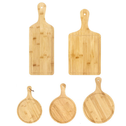 Bamboo Hot Pot Wooden Board Tableware Beef And Lamb Tray Hot Pot Shop Supplies, Specification: Rectangular 4020-garmade.com