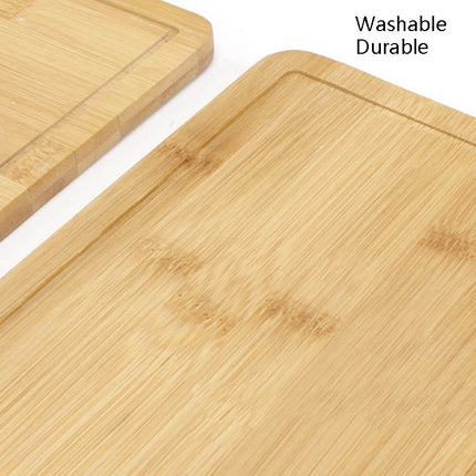 Bamboo Hot Pot Wooden Board Tableware Beef And Lamb Tray Hot Pot Shop Supplies, Specification: Rectangular 4020-garmade.com